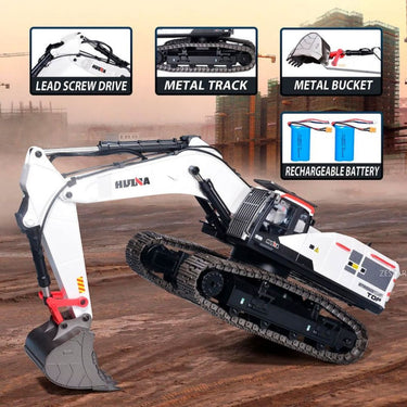 Excavadora De Orugas Control Remoto Huina Escala 1:14 - KATZER